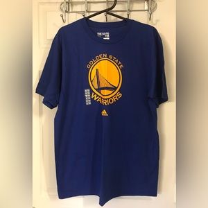 (Brand New) Adidas Go To Tee - Men’s L - Golden State Warriors team colors